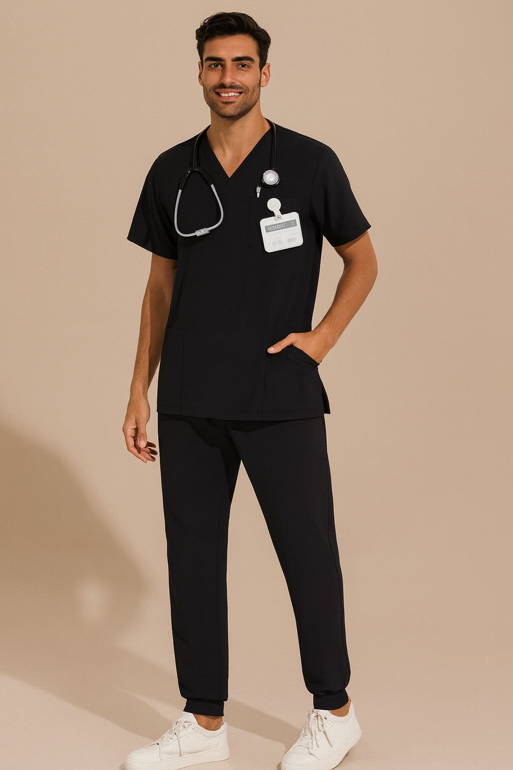 Mens Jogger Anti Wrinkle Scrubs